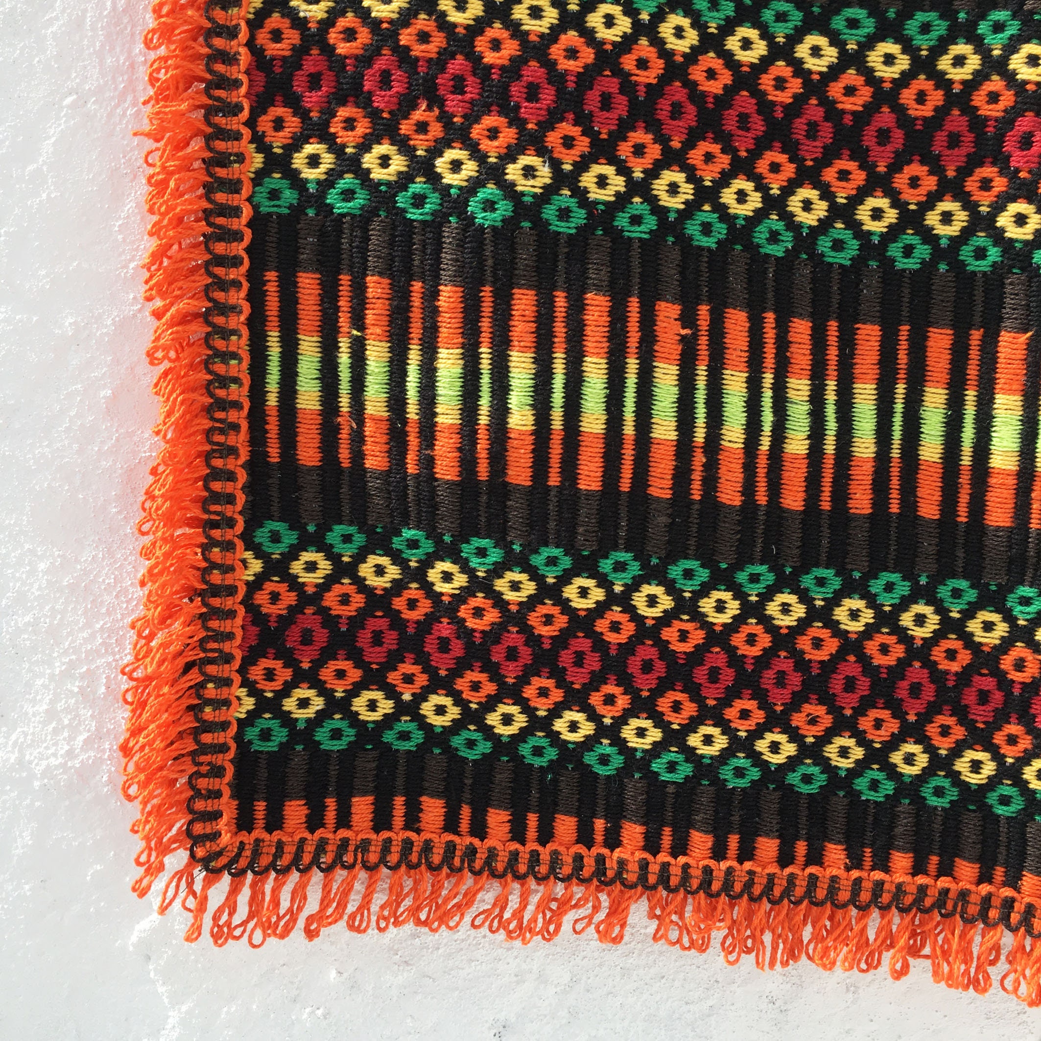 Tradicional Portuguese Blanket ORANGE Handmade Tradicional Etsy UK