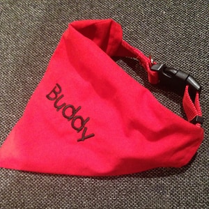 personalised embroidered dog/cat bandana