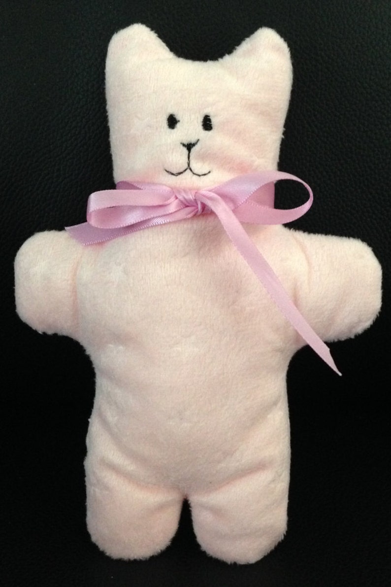 Handmade soft stuffed bear image 2