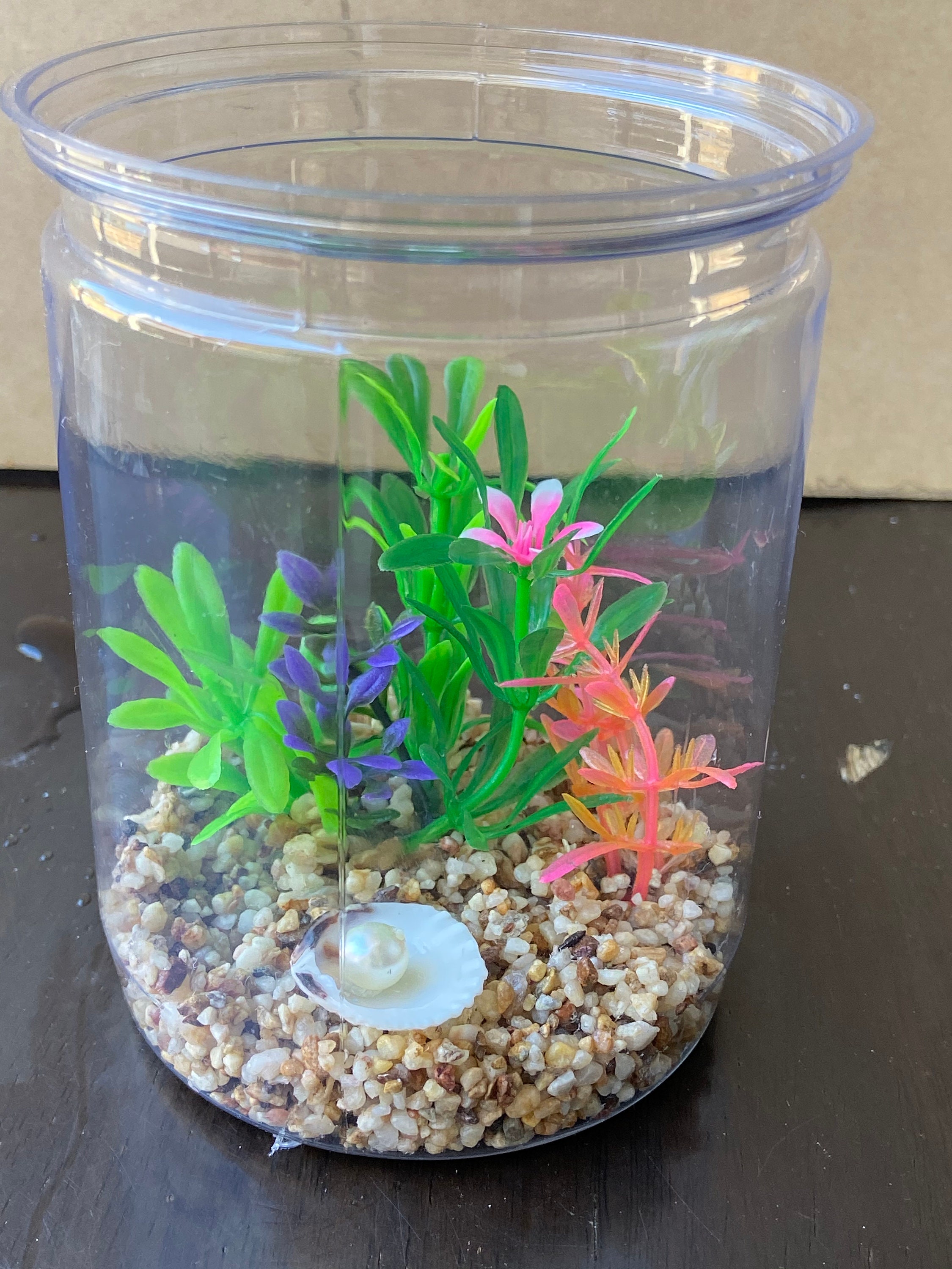 Mini Scenery/ Fish Tank With Floating Fish Unique Present for Home and ...