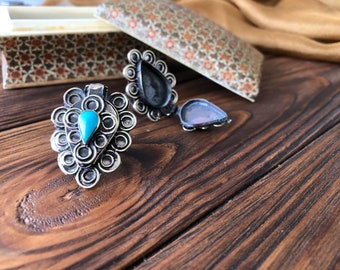 ダ*ズ様 パリで購入❣️アンティックの本物のポイズンリング☆13号☆訳あり品 ダ*ズ様 パリで購入❣️アンティックの本物のポイズンリング☆13号☆訳