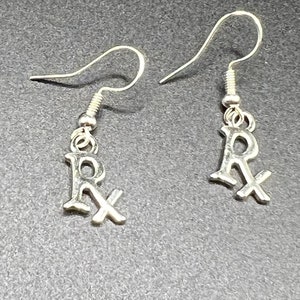 Pharmacy Rx earrings