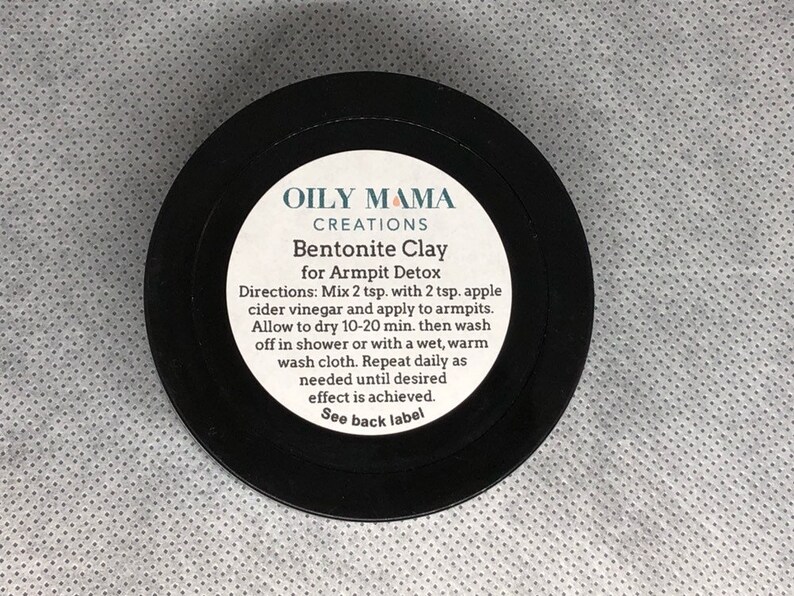 Bentonite Clay for Armpit Detox Switch to Natural Deodorant Etsy