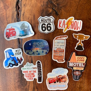 Ka Chow Sticker, Gift Ideas, Handmade, Waterproof Sticker, Cars Sticker, Cars, Cars Movie Sticker, Ka Chow, Cars Movie