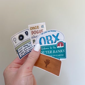 Outer Banks Sticker Collection, Outer Banks Stickers, OBX, OBX Stickers