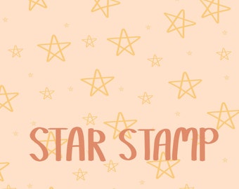 Star Procreate Stamp, Procreate, Procreate Accessoires, Procreate Stempels, Postzegels, Star Stamp, Procreate Borstels, Cadeau Ideeën, Sterren, Digitaal
