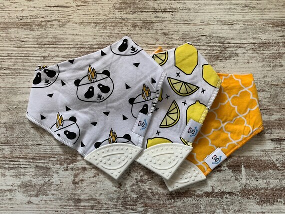 bibs with teething corners