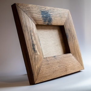 Handgemaakte eikenhouten, Schotse whiskyvatenstaaffotolijst (aanpasbaar)