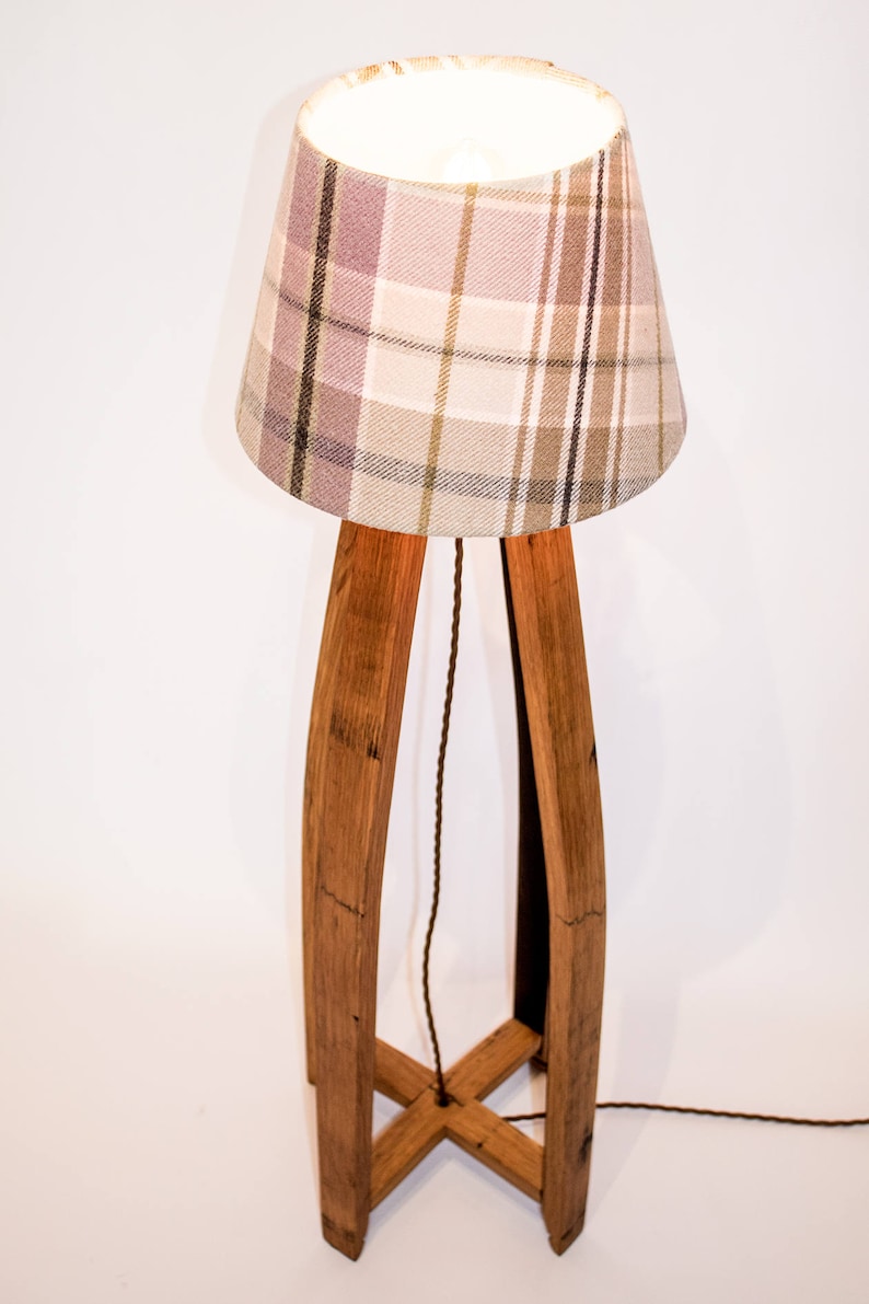 Oak Scotch Whisky Barrel Floor Lamp