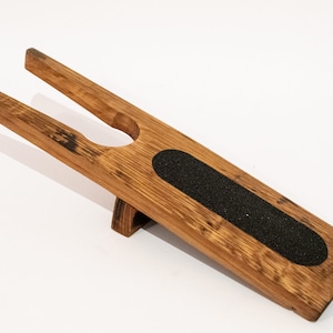 Hand Crafted, Oak, Scotch Whisky Barrel Stave Boot Jack (Customisable)