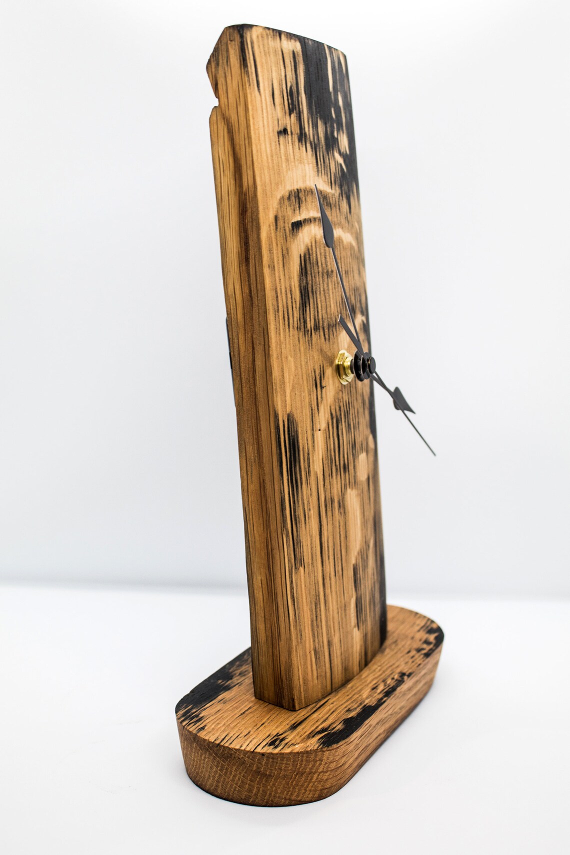 Stave Clock Hand Crafted Oak, Scotch Whisky Barrel Stave Mantle Clock - Etsy