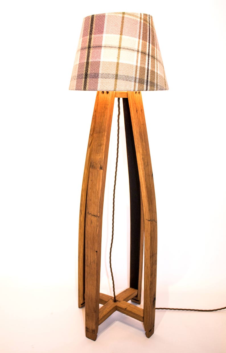 Oak Scotch Whisky Barrel Floor Lamp