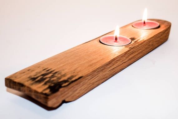 with tealight glass votive holders Oak Scotch Whisky Barrel stave twin tealight holder with tealight glass votive holders Oak Scotch Whisky Barrel stave twin tealight holder