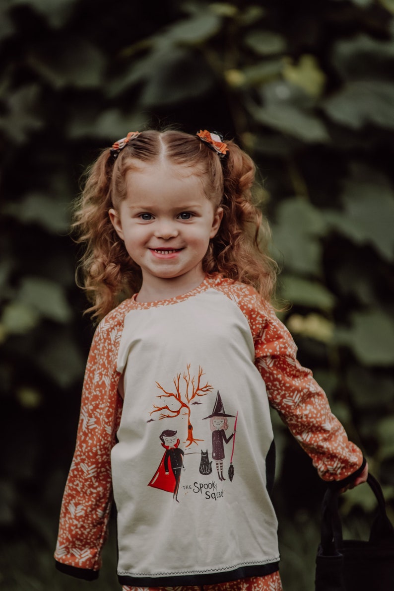 Spooky Squad Shirt-Long Sleeve // gender neutral shirt // Halloween shirt // baby shirt // toddler shirt image 3