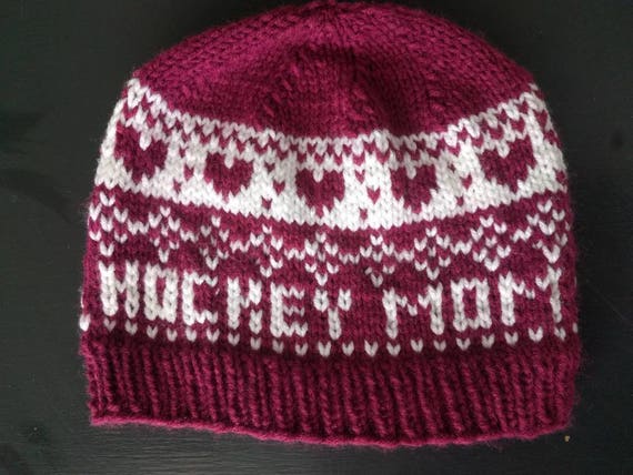 hockey mom winter hat