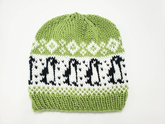 penguins knit hat