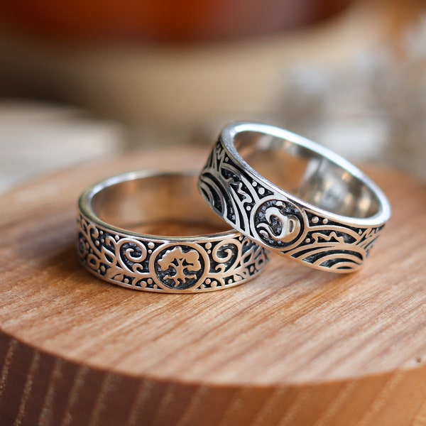 Tree Wedding Ring - Etsy