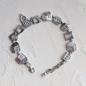 Old Town bracelet, Sterling silver, Oringo meaningful jewelry, made in Ukraine image 1