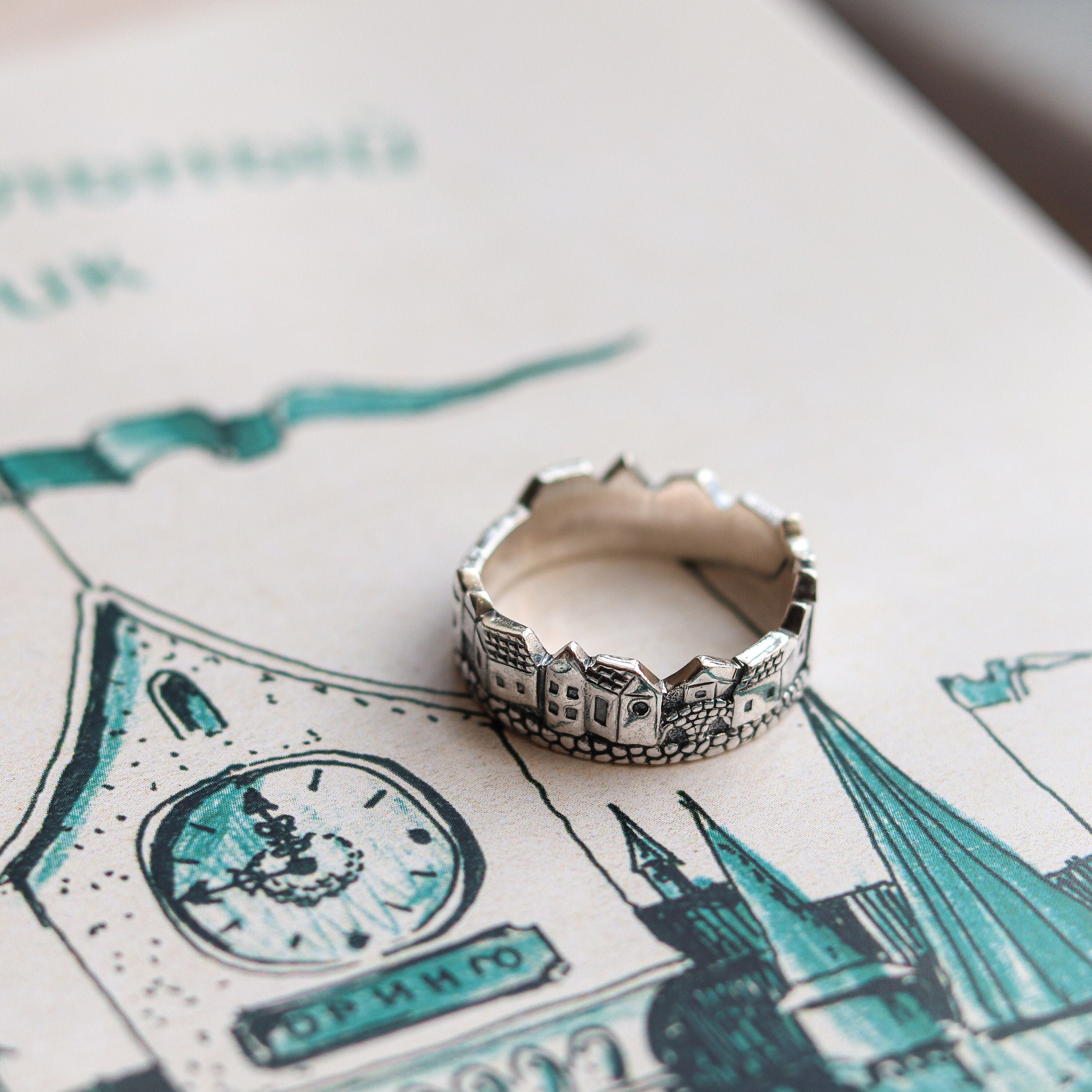 Etsy store city rings
