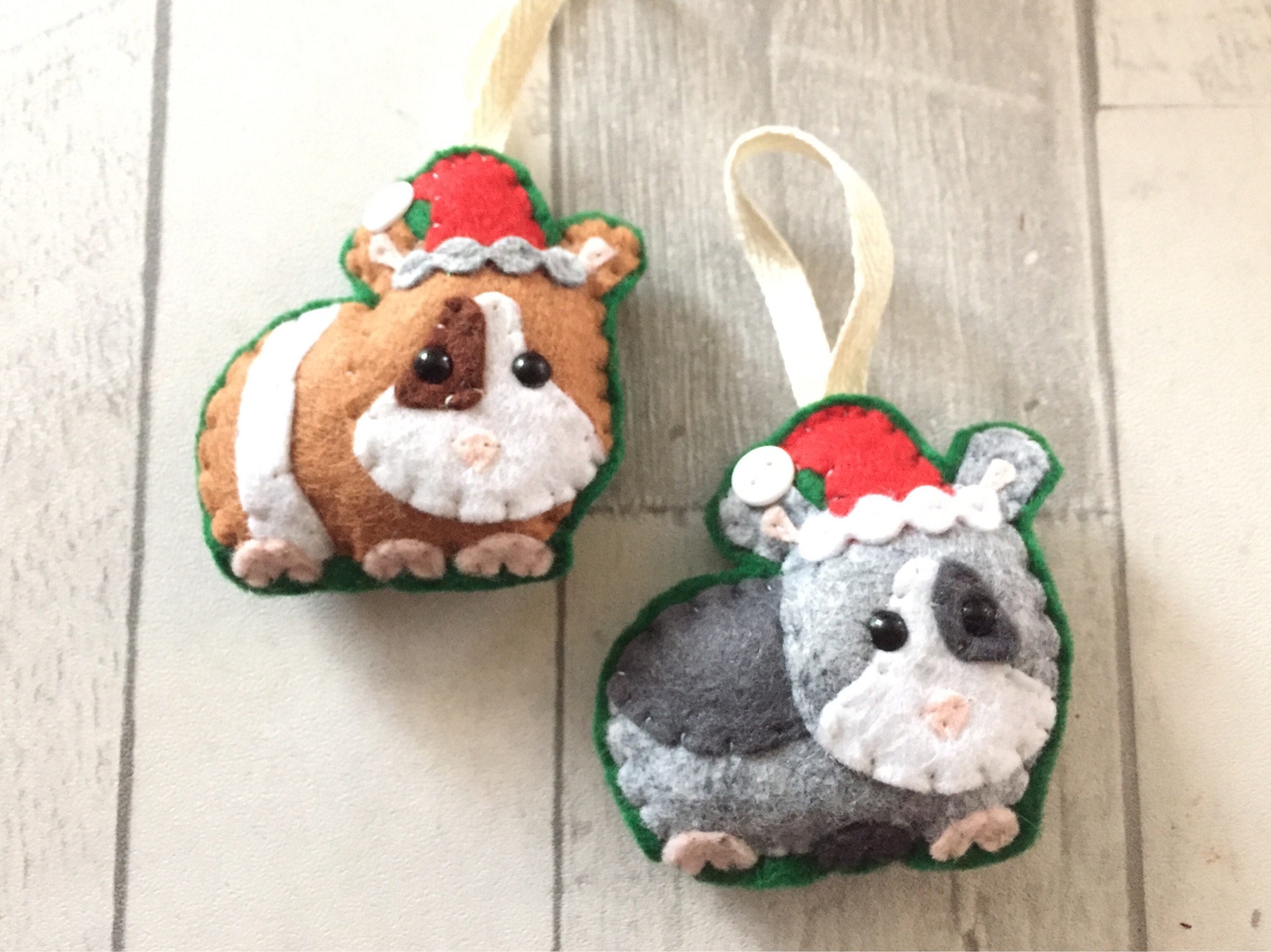 Guinea Pig Christmas Decorations Personalised Option Etsy guinea-pig-christmas-decorations-personalised-option-etsy