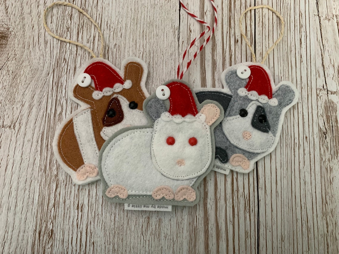 Guinea Pig Christmas Decorations Personalised Option Etsy guinea-pig-christmas-decorations-personalised-option-etsy