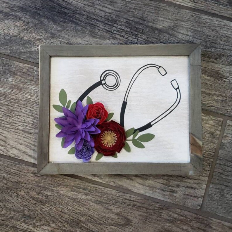 Health Science Decor Stethoscope Wall Art | Healthcare Worker Home Decor | Nurse Office ...