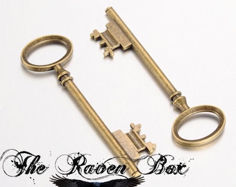 アメリカ製アンティーク キー30本&キーリング&キータグ☆ スケルトン バレル鍵 アメリカ製アンティーク キー30本&キーリング&キータグ