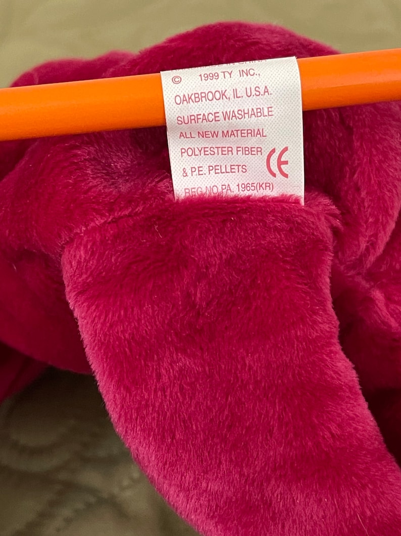 Valentina Beanie Baby With Tag Errors - Etsy