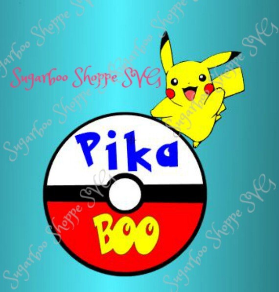 Pikachu Svg Pokemon Svg Pokemon Go Svg Pikaboo Instant Download Zip File With Svg Jpg Png Pdf And Dxf Files