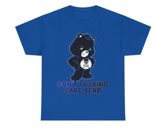 Dont "f-ing" care bear Unisex Heavy Cotton Tee