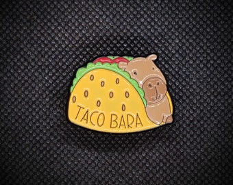 Capybara Enamel pin (Taco)