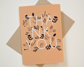 Carte de Merci floral