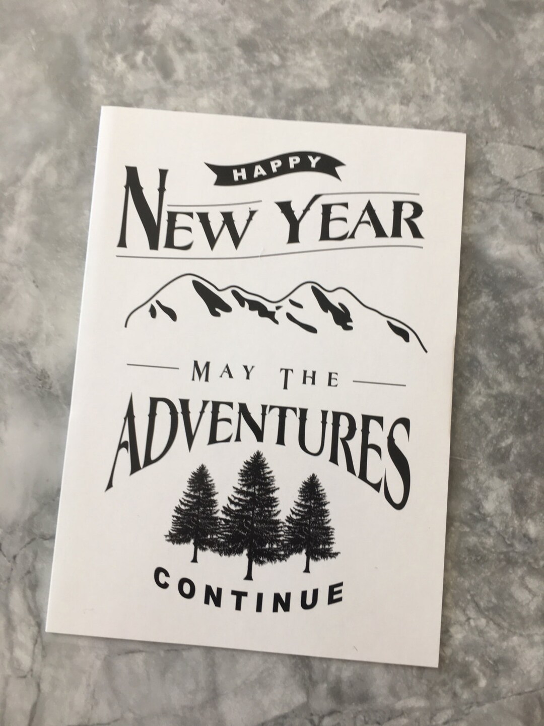 New Years Adventure Card - Etsy