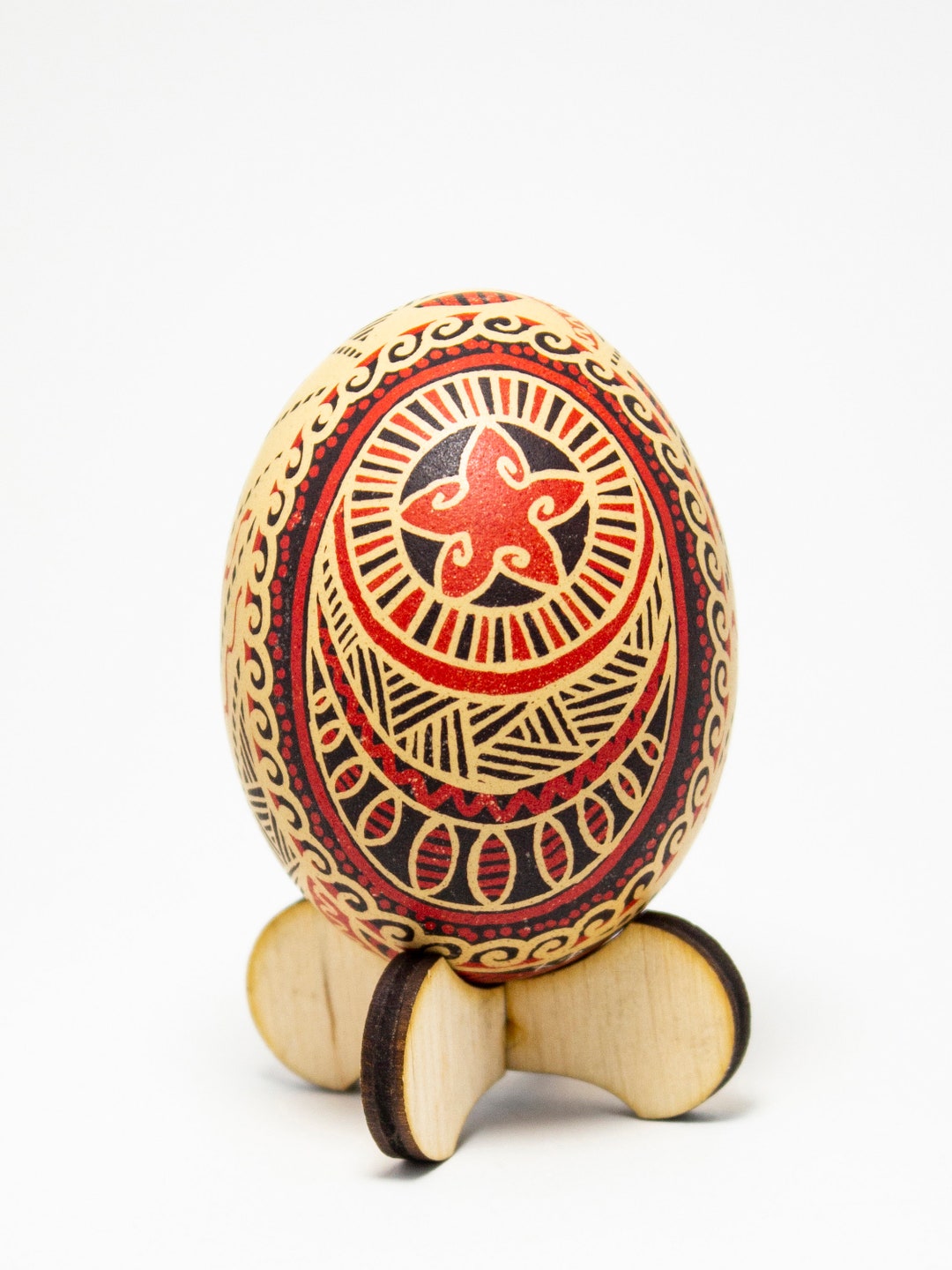 Trypillian Ukrainian Pysanka Ukrainian Easter Egg Ornament - Etsy