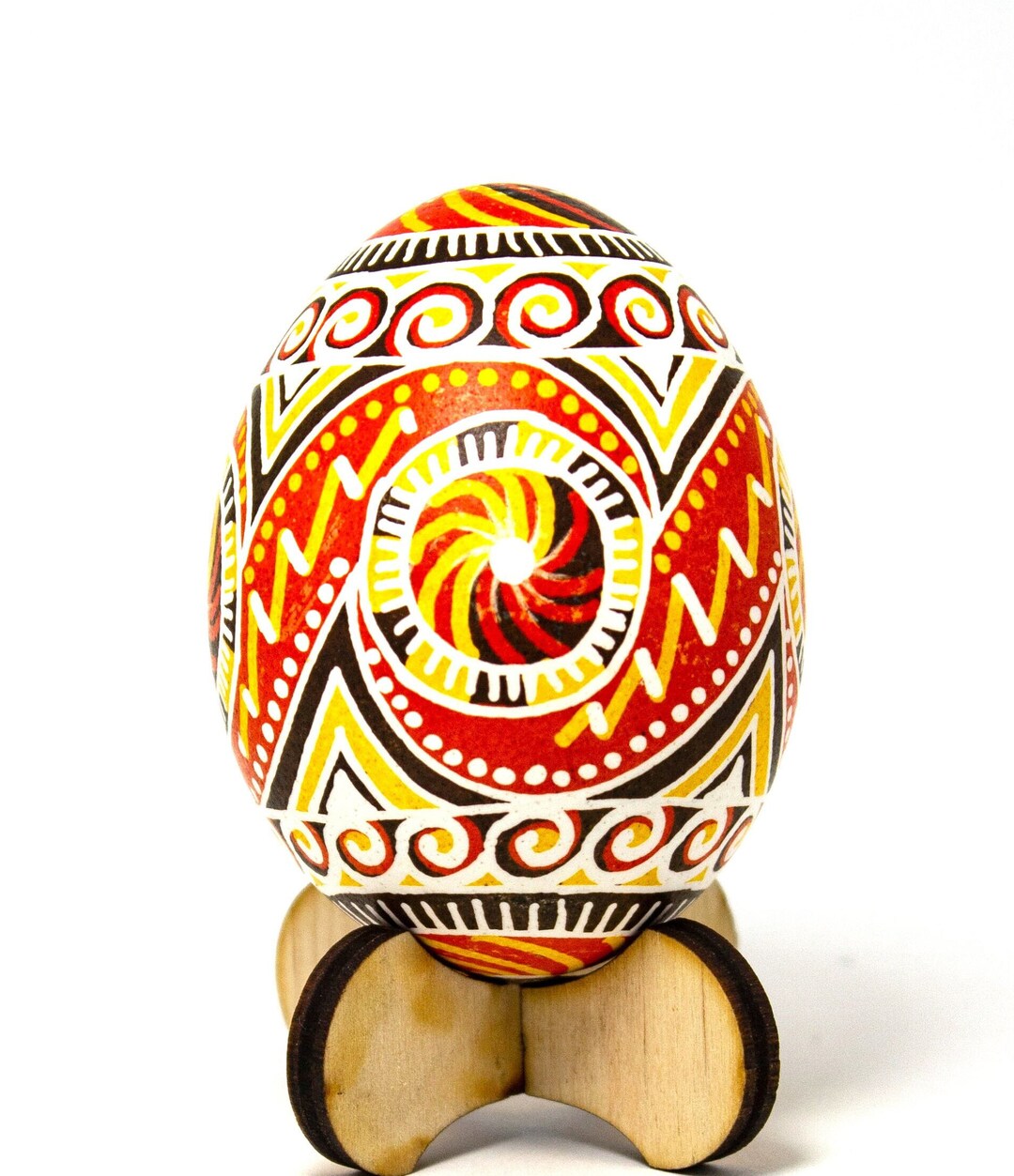 Trypillian Pysanka Ukrainian Easter Egg Ornaments, Pysanky Eggs Easter ...