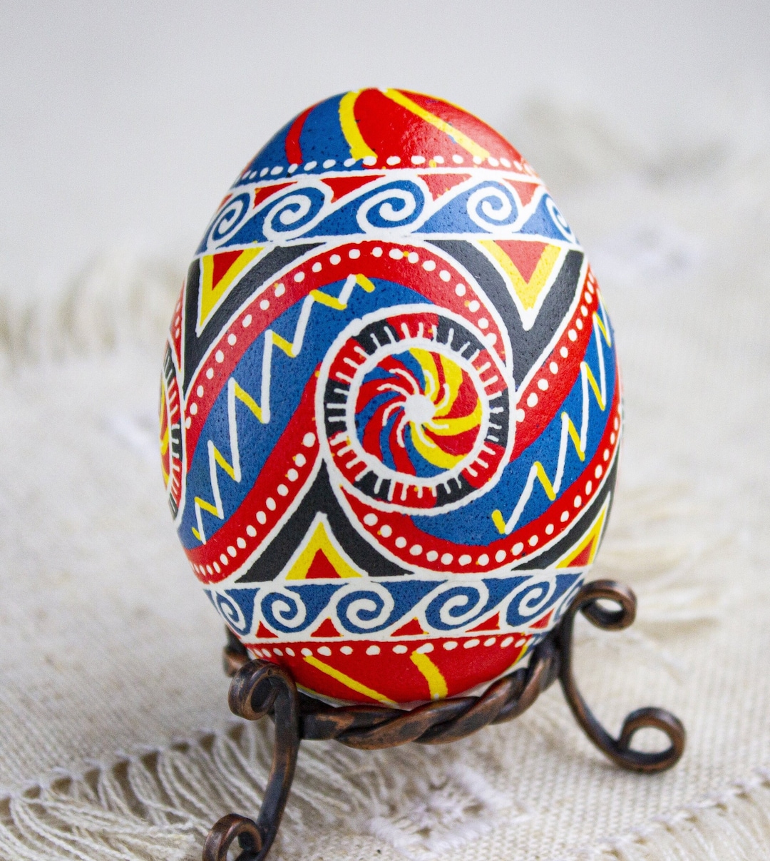 Trypillian Pysanka Ukrainian Easter Egg From Ukraine - Etsy