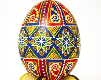 Pysanka Ukrainian Easter egg, Pysanky Eggs Easter Gifts, Ukrainian Gift Easter Basket Decor Easter Gift Mom, Cozy Room Décor Collectible Egg