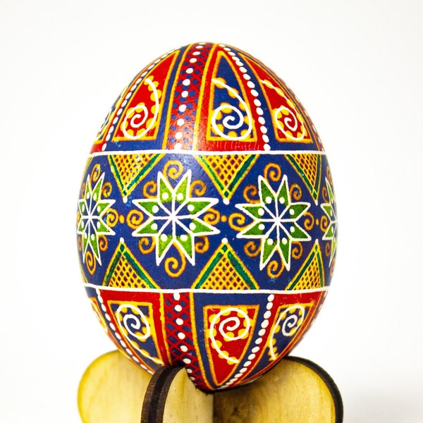 Pysanka Ukrainian Easter egg, Pysanky Eggs Easter Gifts, Ukrainian Gift Easter Basket Decor Easter Gift Mom, Cozy Room Décor Collectible Egg