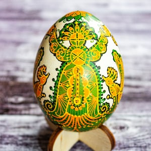 Pysanka Ukraińska pisanka, Pisanki Jajka Wielkanocne Prezenty, Ukraiński Prezent Wielkanocny Koszyk Dekoracja Wielkanocny Prezent Dla Mamy, Przytulny Wystrój Pokoju Kolekcjonerskie Jajko