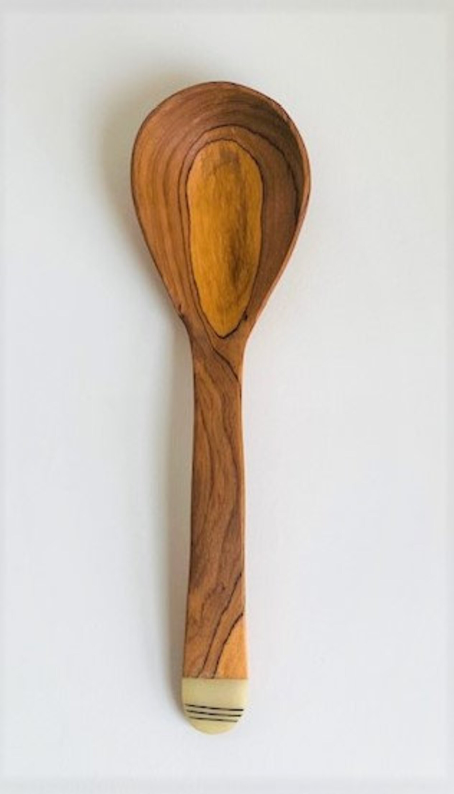Cultured Serving Spoon Kenyan Wild Olive Wood Dyed African Cow Etsy