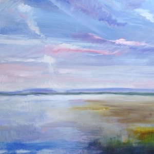 Limited Edition Print of Original Oil - Fine Day Woolacombe