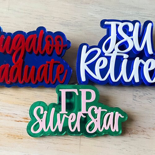 Custom Personalized Acrylic Lapel Pin Etsy