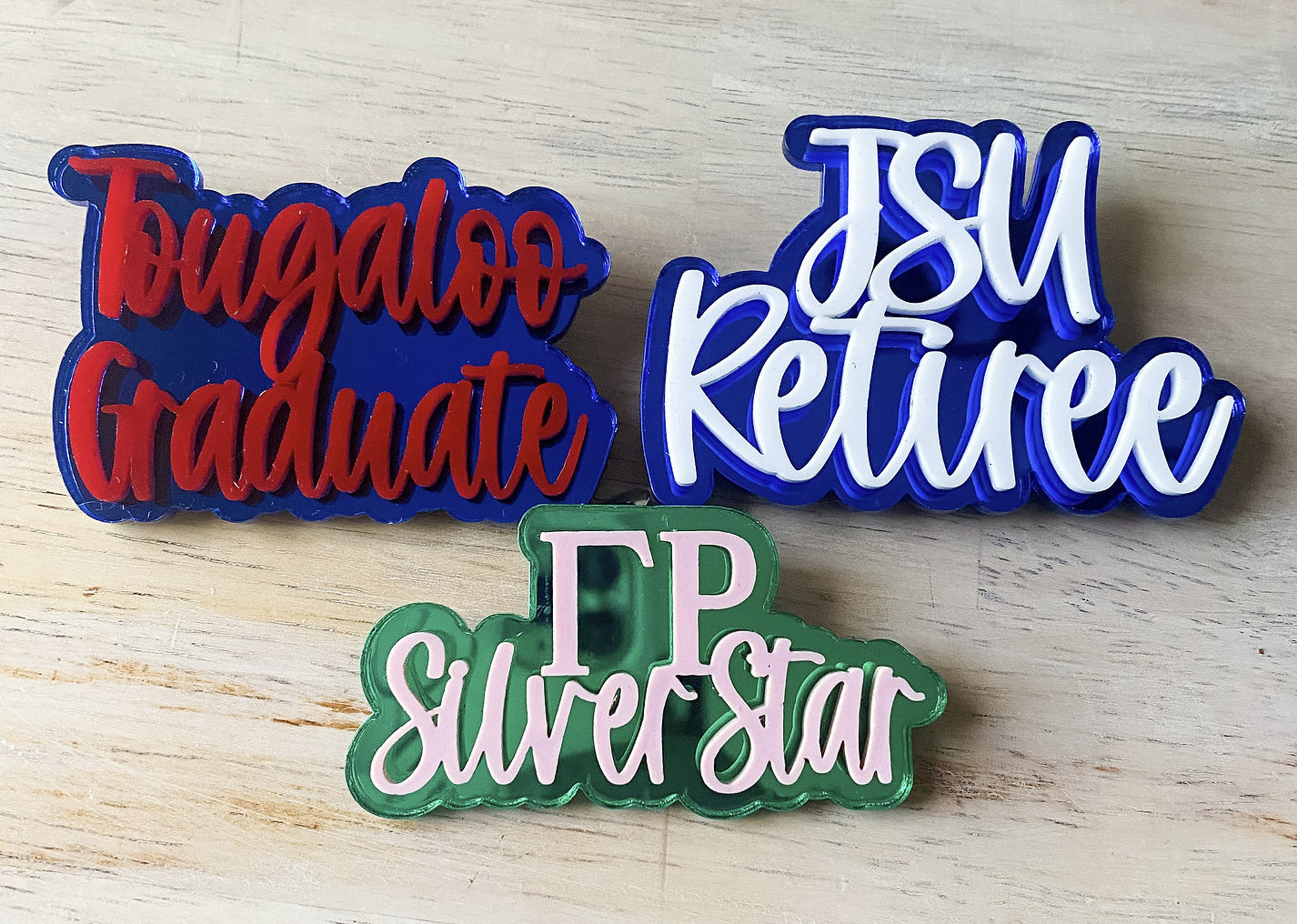 Custom Personalized Acrylic Lapel Pin Etsy