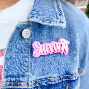 Brustkrebs &quot;&quot;Survivor&quot;&quot; Anstecknadel