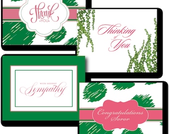 Sorority Greeting Cards | Support and Encouragement Assortment | Alpha Kappa Alpha
