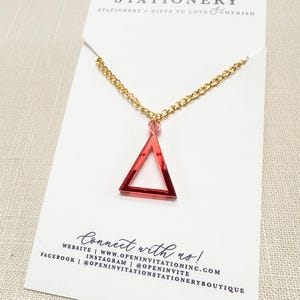Pyramid + Necklace | DST | Delta Sigma Theta