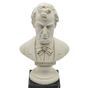 Abraham Lincoln with Carrara Marble Base