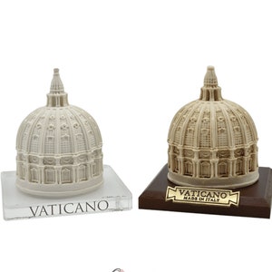 St. Peter&#39;s Dome in the Vatican with a plexiglass or wooden base