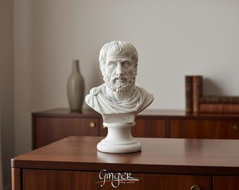 古代ギリシャ - アラバスターの台座を持つ哲学者の胸像
