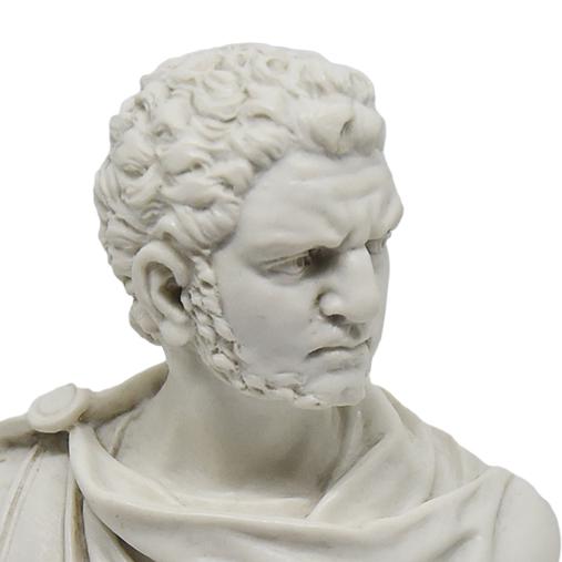 ローマ皇帝 - カラカラの胸像（カラーラ大理石の台座付き） - Etsy 日本